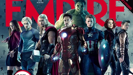 Мега мощна корица на списание с отбора от филма Отмъстителите: Ерата на Ултрон (2015)