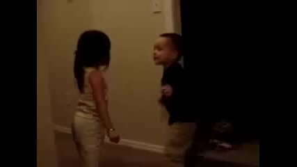 Cute Little Kids Arguing