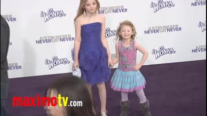 Morgan Lily at Never Say Never Premiere In Los Angeles