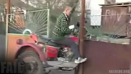 Homemade Trike Fail