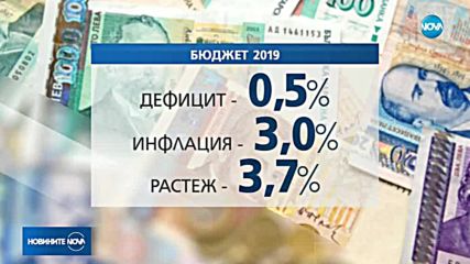 Парламентът прие окончателно държавния бюджет за 2019 г.