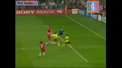 Баерн Мюнхен 1 - 0 Барселона:гол на Франк Рибери 14.04