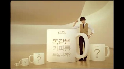Реклама на кафе с И Мин Хо }{ Lee Min Ho }{ Cantata Coffee }{ Втори вариант