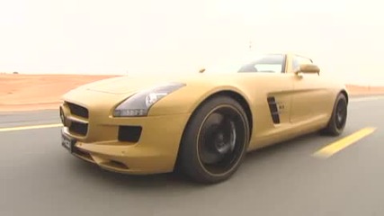 Mercedes Sls Amg Desert Gold Caught Out 