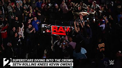 Superstars diving into the crowd: WWE Top 10, Sept. 9, 2021