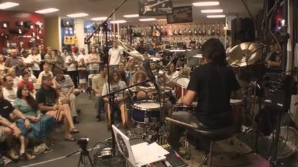Casey Grillos drum clinic at Seminole Music (center of the Universe) 