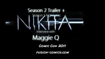 Nikita Season 2 trailer Black Box highlights and interview with Maggie Q Fusion Comics