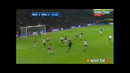 30.11.2010 Уест Хям - Манчестър Юнайтед 4 - 0 Карлинг Къп 
