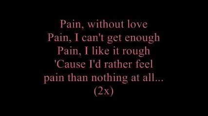 Three Days Grace - Pain (acoustic w/ Lyrics) 