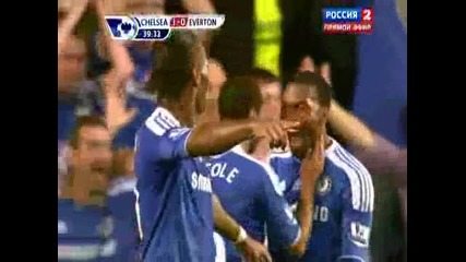 League Championchip 2011 Chelsea - Everton - 3-1 Half 1st
