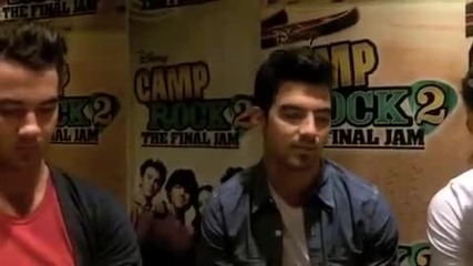 The Jonas Brothers Spill Camp Rock 2 Secrets! 