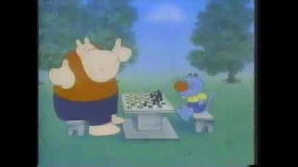 Sports Cartoon - Chess