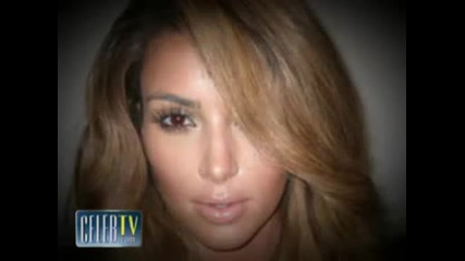 Kim Kardashian с руса коса