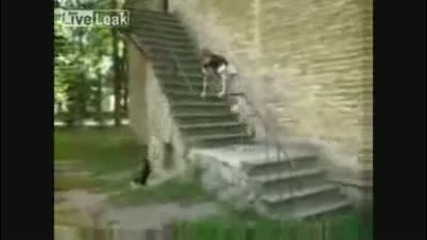 Падания при Parkour 