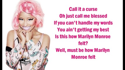 Nicki Minaj - Marilyn Monroe ( Lyric video)