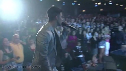 Joe Jonas - Just In Love ( David Letterman Live )