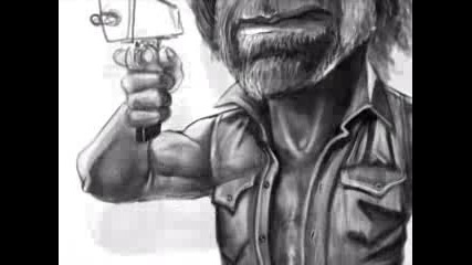 Chuck Norris (caricature) - Speedpainting By Nico Di Mattia