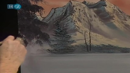 S21 Радостта на живописта с Bob Ross E06 Mountain Rhapsody ღобучение в рисуване, живописღ