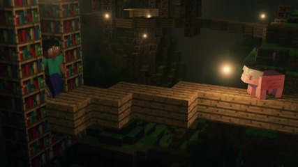 'cube Land' - A Minecraft Music Video - An Original Song by Laura Shigihara (pvz Composer)