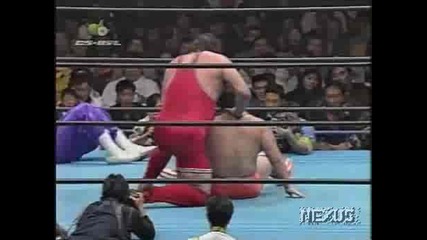 Kenta Kobashi & The Patriot vs. Gary Albright & Sabu 29.11.96 