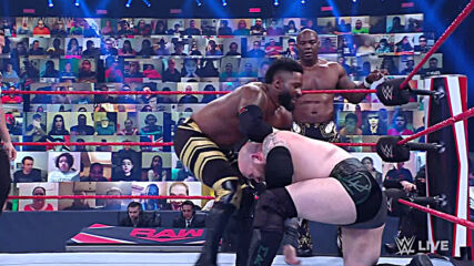 Viking Raiders vs. Shelton Benjamin & Cedric Alexander: Raw, April 12, 2021