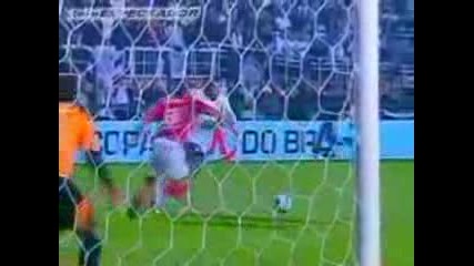 Corinthians 2 - 0 Internacional (gol de Ronaldo) - - Copa de Brasil