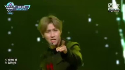 274.1006-5 Monsta X - Be Quiet, [mnet] M Countdown E494 (061016)