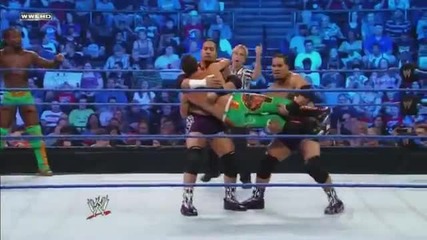 Aided Spinning Side Slam - The Usos