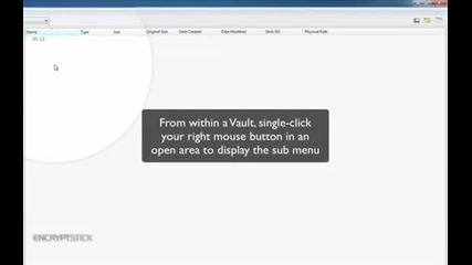 Encrypting and Decrypting files with Encryptstick