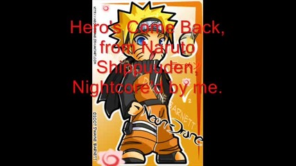 Hero's Come Back - Nightcore