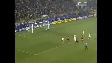 Фенербахче - Милан 0:4 Шевченко Гол