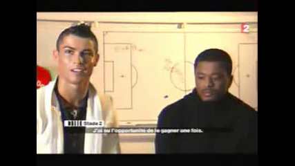 Cristiano Ronaldo and Patrice Evra funny interview