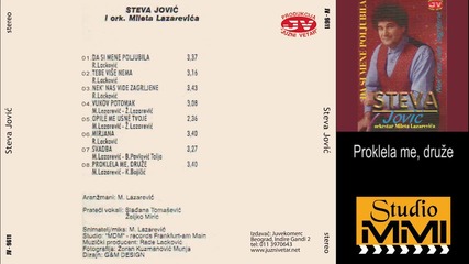 Steva Jovic - Proklela me, druze (audio 1996)