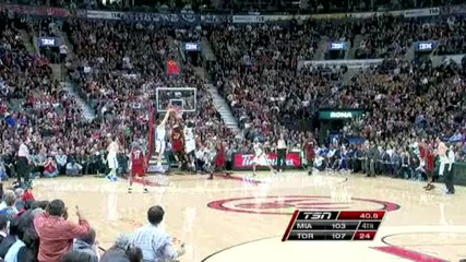Heat @ Raptors 27.1.10 