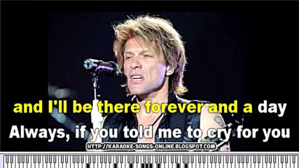 Jon Bon Jovi - Always (karaoke Version with Lyrics)
