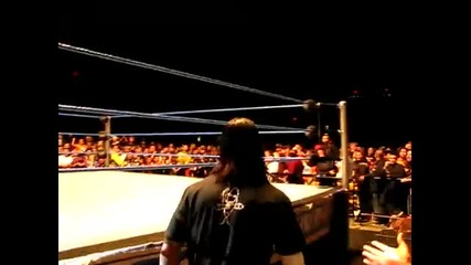 Cm Punk ask a fan if he's an asshole at the Cow Palace
