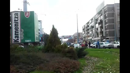 Кръговото на Панаира блокирано - Протест Пловдив 27.03.2011г.