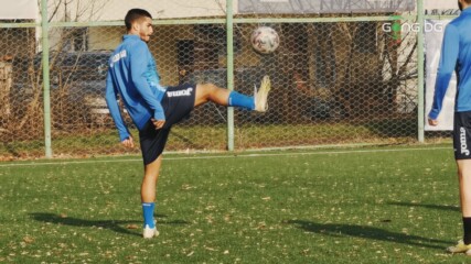Уелтън с първа тренировка в Левски