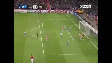 Арсенал срещу Порто 3:0 - Самир Насри страхотен гол 