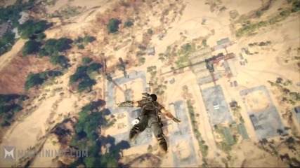 Just Cause 2 Demo - Propane Bottle Flying (jc2 Gameplay) 