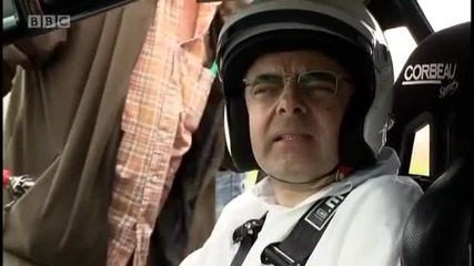 Роуън Аткинсън зад кадър - Top Gear зад кадър