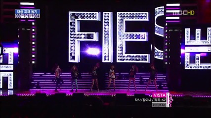 (hd) Fiestar - Vista ~ Music Core (29.09.2012)