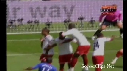 Дрогба вкарва победният гол срещу Портсмут [ Финал за Еф Ей Къп ]