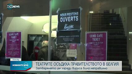 Театрите в Белгия спечелиха дело срещу мерките за борба с COVID-19