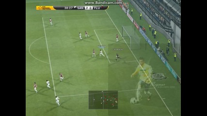 Pes 13 Demo Gameplay Santos fc vs Fluminense fc part 1
