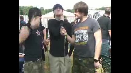 Bullet For My Valentine backstage