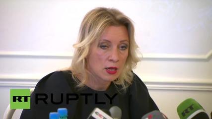 Russia: FM's Zakharova slams Western media's reporting on Syria intervention