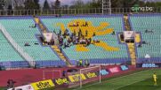 Феновете на Пирин празнуват гола на Кондраков