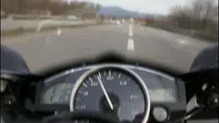 Yamaha R6 Ускорение 295км