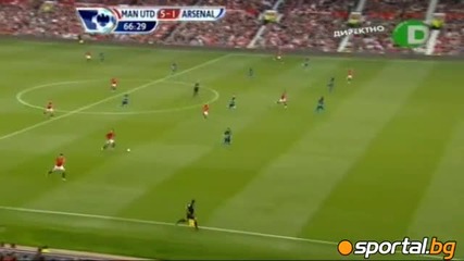 Шампионът Ман Юнайтед се подигра с Арсенал 8:2